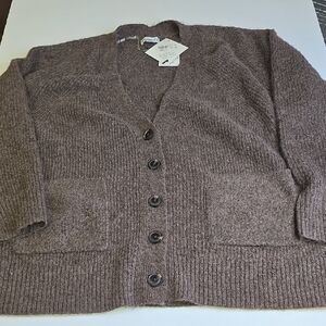 Ava & Viv Brown Cardigan Sweater